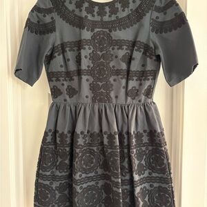 ASOS Green Dress with Black Lace